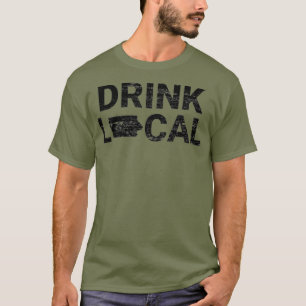Drink Local Iowa Craft Beer Brewery T-Shirt