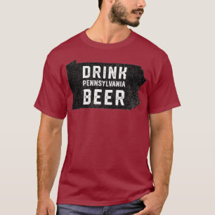 Drink Local Pennsylvania Craft Beer State T-Shirt