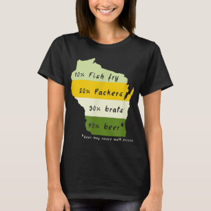 Drink Local Wisconsin Beer Drinking T-Shirt