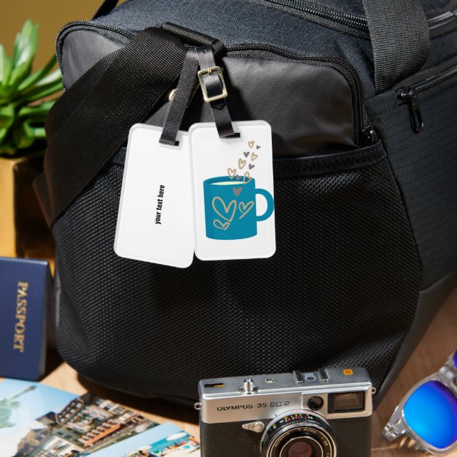 drink  luggage tag (Front & Back)