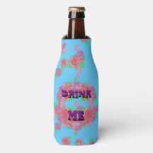 DRINK ME Alice in Wonderland Bottle Wrap