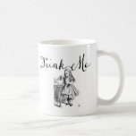 Drink Me Alice in Wonderland Mug<br><div class="desc">Drink Me Mug featuring the original illustrations of Alice from Alice's Adventures in Wonderland,  drawn by John Tenniel.</div>