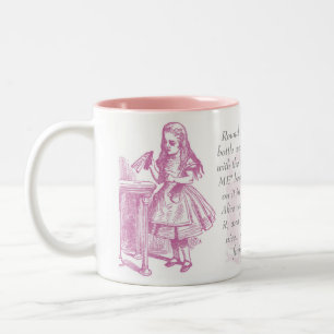 Drink Me! Alice in Wonderland Mug Pink