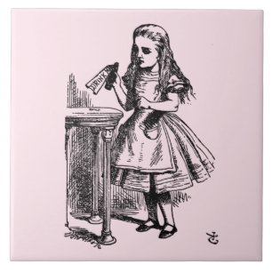 Drink Me (Alice's Adventures in Wonderland) Ceramic Tile