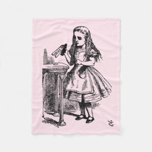 Drink Me (Alice's Adventures in Wonderland) Fleece Blanket