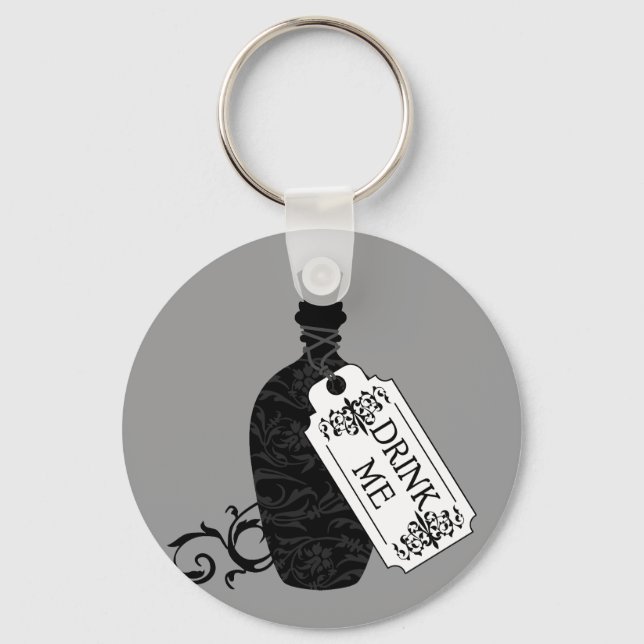 Drink Me Bottle Key Ring (Front)