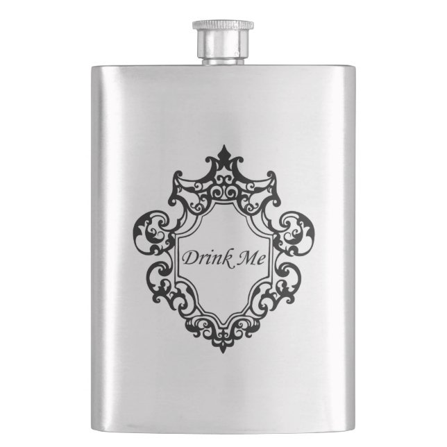 Drink Me! Hip Flask (Front)