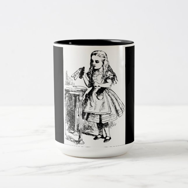 Drink Me Themed Alice in Wonderland Travel Mug (Center)