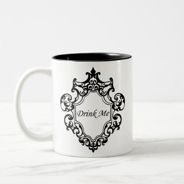 Drink Me! Two-Tone Coffee Mug (Left)