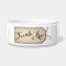 Drink Me Vintage Paper Tag Cat Water Bowl