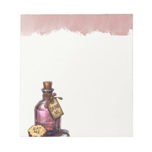 Drink Me Wonderland Notepad