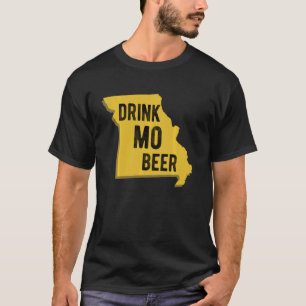 Drink Mo Beer State Of Missouri St. Louis Kansas C T-Shirt