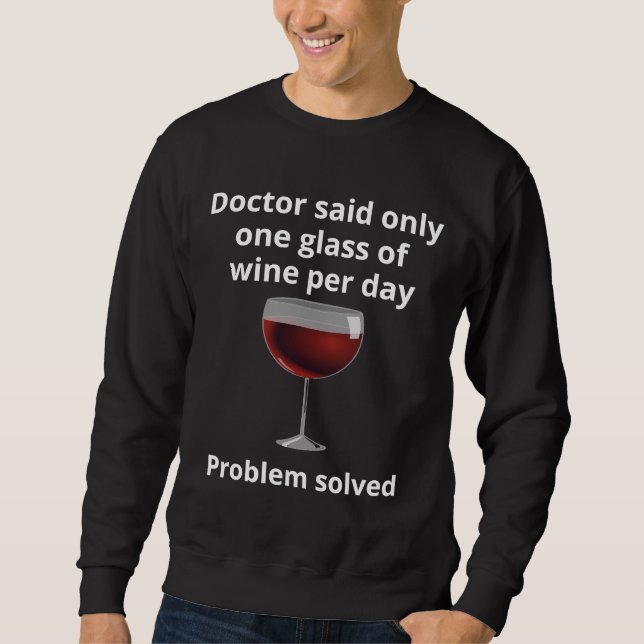 Drink More Wine Sweatshirt (Front)