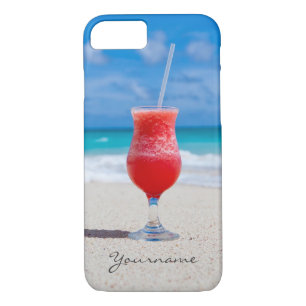 Drink On Beach custom monogram phone cases