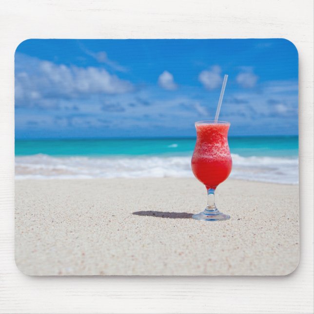 Drink On Beach mousepad (Front)