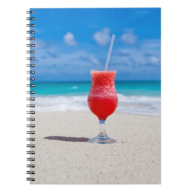 Drink On Beach notebook (Front)