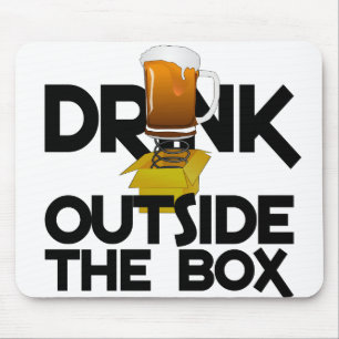 Drink Outside the Box mousepad