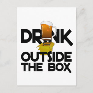 Drink Outside the Box postcard