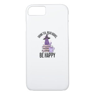 Drink Read Books Whimsigoth Halloween Design iPhone 8/7 Case