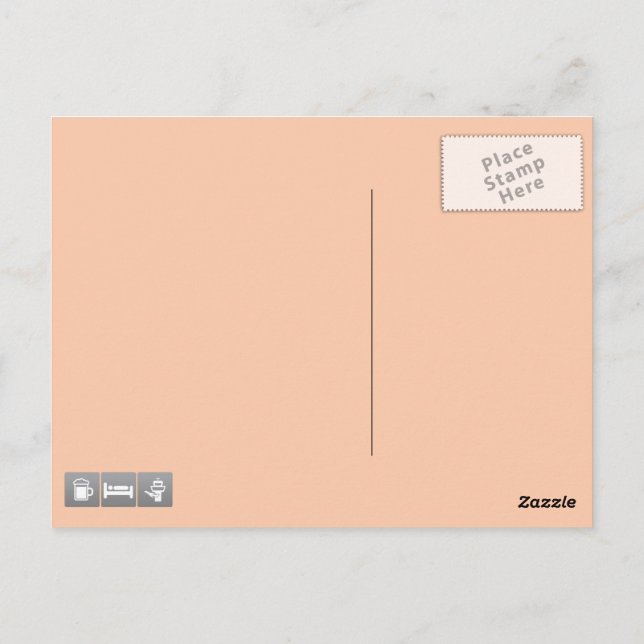 Drink, Sleep and Air Traffic Controls Postcard (Back)