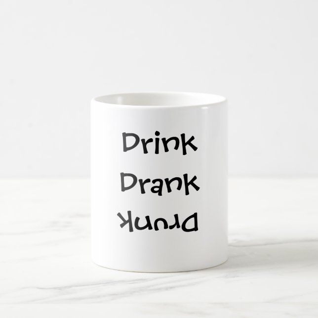 Drink, spirits, drunk coffee mug (Center)