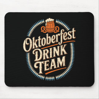 Drink team funny german beer lover  mouse pad