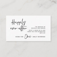 Drink Ticket, Adult Beverage, Happily Ever After