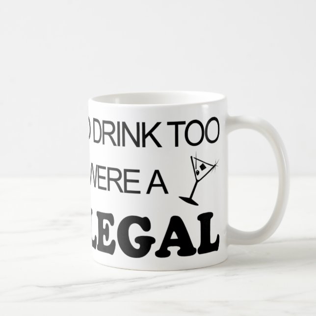 Drink Too - Paralegal Coffee Mug (Right)
