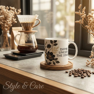 Drink Under the Stars- Large Coffee Mug