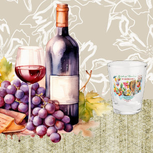 Drink Up Beaches Cocktail Fruit Bachelorette Party Shot Glass