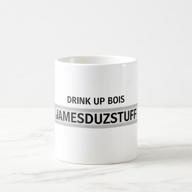 Drink Up Bois, 352 ml Coffee Mug (Center)