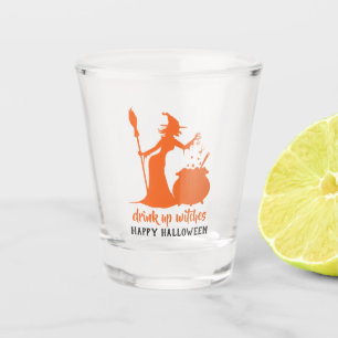 Drink Up Witches Adult Halloween Party Potion Shot Glass