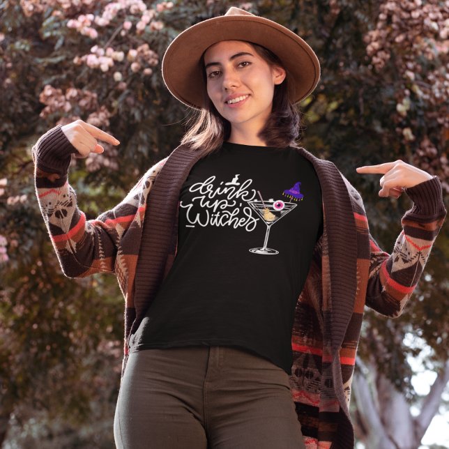 Drink Up Witches Funny Halloween T-Shirt (Creator Uploaded)