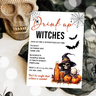 Drink Up Witches Halloween Party Invitation