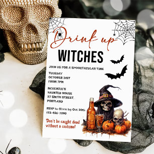 Drink Up Witches Halloween Party Invitation