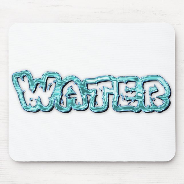 Drink water letters mouse pad (Front)