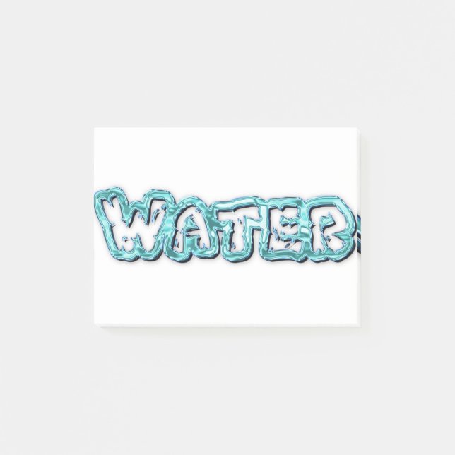 Drink water letters post-it notes (Front)