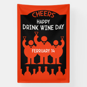 Drink Wine Day Banner