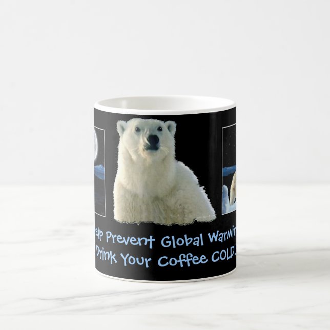 "DRINK YOUR COFFEE COLD!" Mugs (Center)