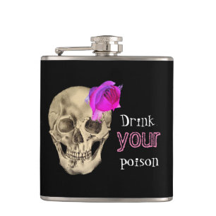Drink your poison hip flask