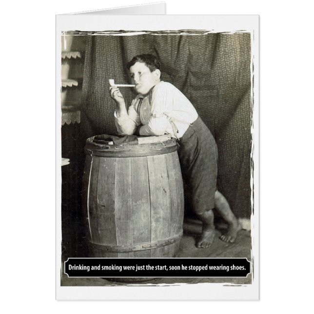 Drinking and Smoking were just the Start (Front)