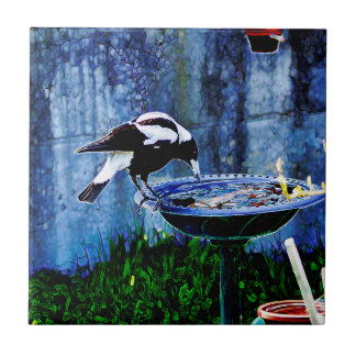 Drinking Bird Ceramic Tile