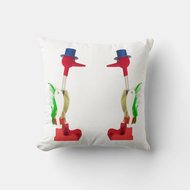 Drinking Bird Cushion (Front)