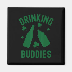 Drinking Buddies St Patrick's Day Shamrock Beer Da Magnet