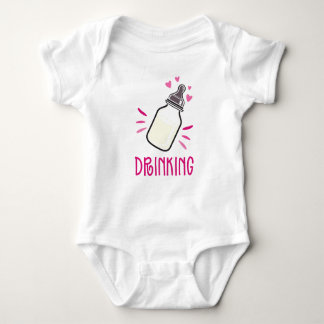 "Drinking" Buddies Twins Baby Bodysuit