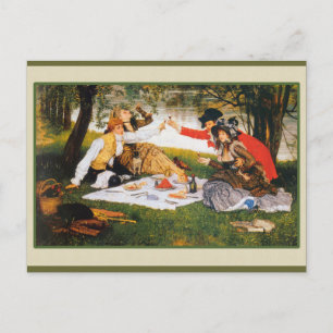 Drinking by the River Postcard