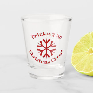 Drinking Christmas cheer Shot Glass