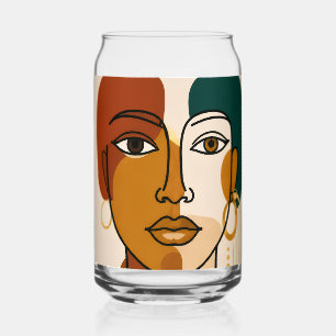 Drinking cup can glass