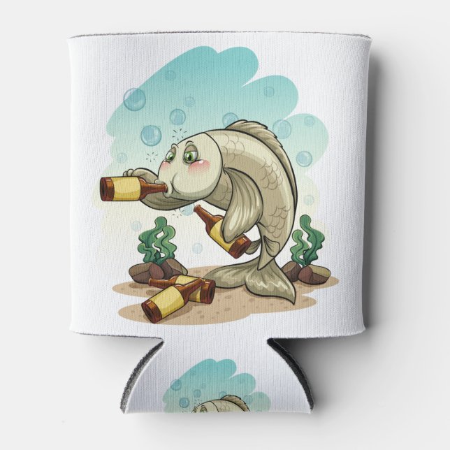 Drinking fish can cooler (Front)
