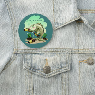 Drinking Fish custom name Tag